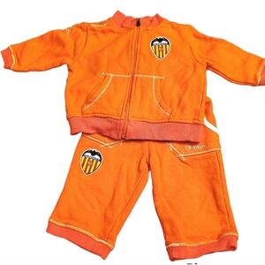 Kappa Valencia C.F Sweatsuit 12M Orange